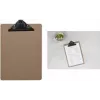 EUROPEL prancheta para ementas, DIN A4 horizontal, MDF natural, cantos arredondados, 1 unid.