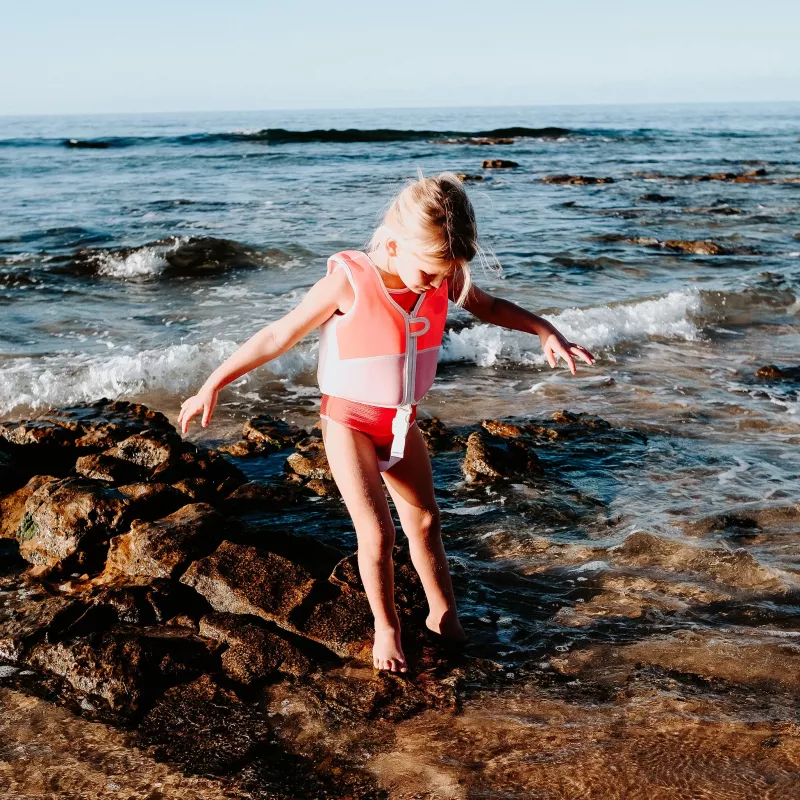 Sunnylife colete salva-vidas para criança (1-2 anos) – Neon Strawberry