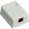 Goobay tomada de rede RJ45 1 porta, CAT 6, STP - blindada