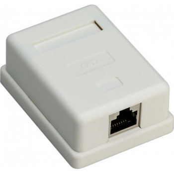 Goobay tomada de rede RJ45 1 porta, CAT 6, STP - blindada