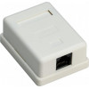 Tomada de rede RJ45 Goobay, branco (77632)