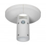 B-Tech SYSTEM V suporte de teto fixo para tubos de 38 mm, branco (BT5920/W)