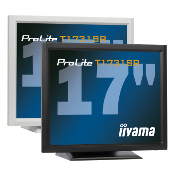 iiyama ProLite T1731SR-W1 monitor tátil resistivo de 17 inch (43,2 cm), 5:4, 1280x1024, DVI, branco