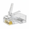 UGREEN fichas modulares RJ45 Cat6 (50 unidades) – transparente com contactos dourados