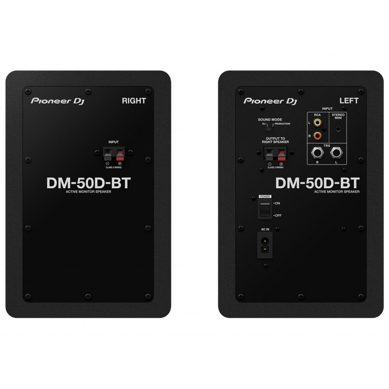 Pioneer DM-50D-BT altifalantes 2 vias preto com fios e sem fios 50 W