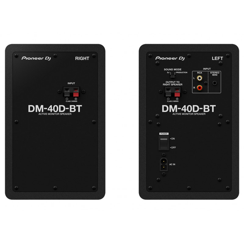 Pioneer DM-40D-BT altifalantes 2 vias preto com fios e sem fios 38 W
