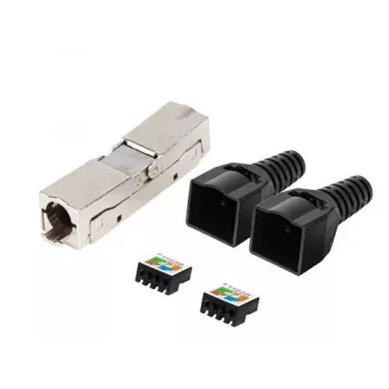 Lanberg ficha de rede cat.6 FTP sem ferramentas PL2S6-6000TL
