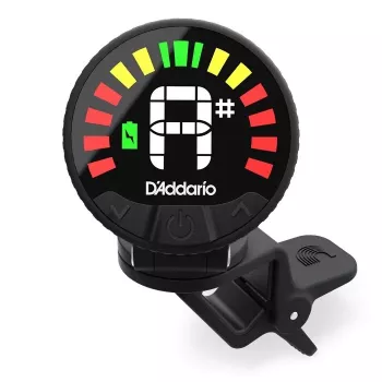 D'Addario PW-CT-26 - afinador de guitarra, preto
