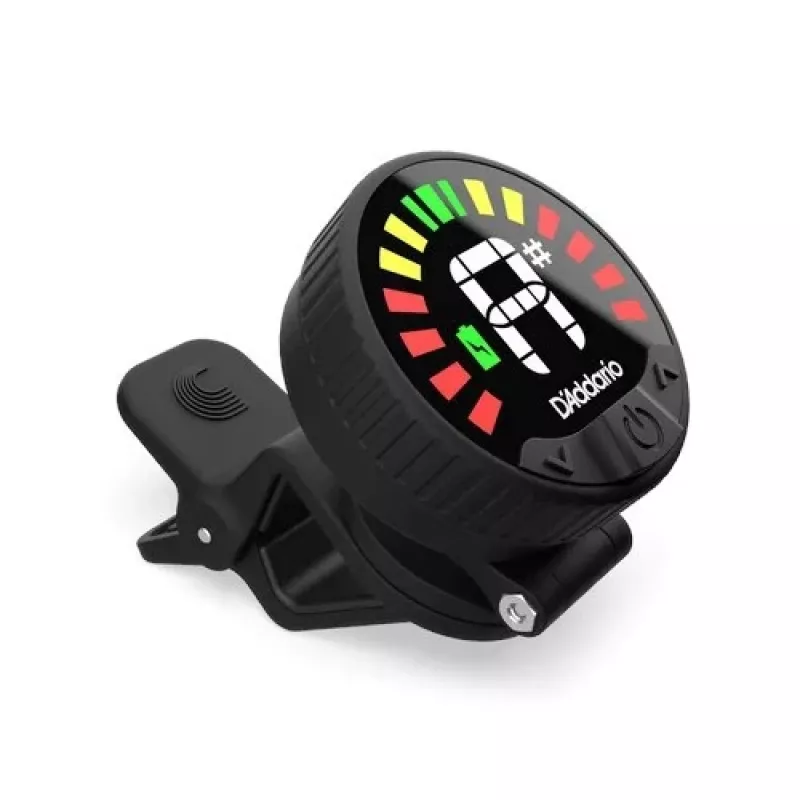 D'Addario PW-CT-26 - afinador de guitarra, preto