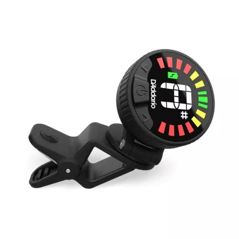 D'Addario PW-CT-26 - afinador de guitarra, preto