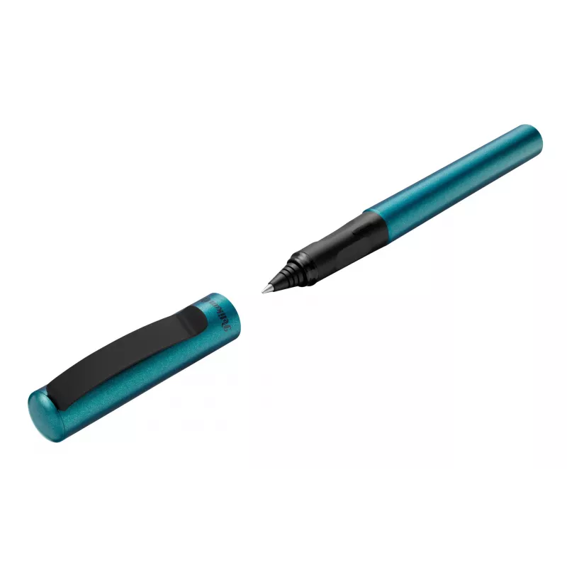 Caneta rollerball Pelikan Pina Colada, expositor de 12, corpo e tampa em metal, preto (605502)