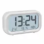 Despertador de quartzo TFA Dostmann 60.2052.02 branco 2 alarmes visor grande, som de alarme extra forte