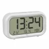 Despertador de quartzo TFA Dostmann 60.2052.02 branco 2 alarmes visor grande, som de alarme extra forte