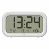 Despertador de quartzo TFA Dostmann 60.2052.02 branco 2 alarmes visor grande, som de alarme extra forte