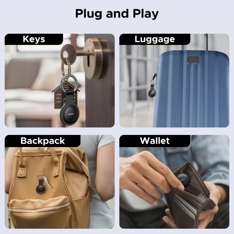 Localizador inteligente UGREEN FineTrack Mini para dispositivos Apple