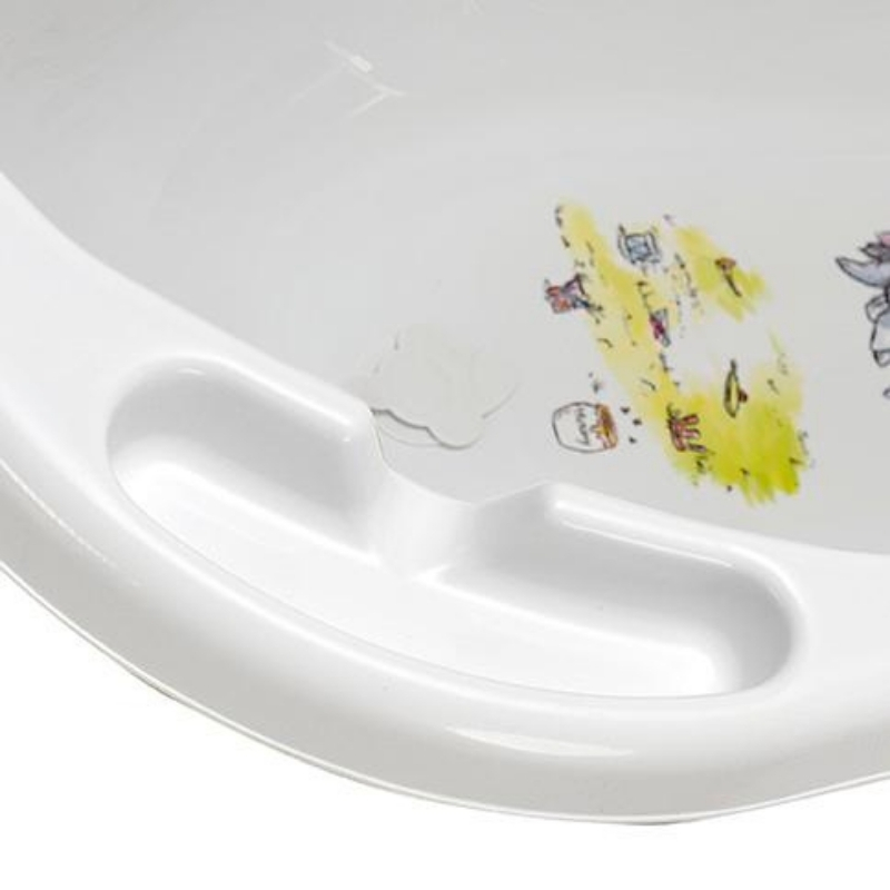 Keeeper banheira para bebé 100cm com tampão Maria Winnie the Pooh 100x51x29cm branco