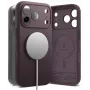 Ringke capa de silicone magnética MagSafe para iPhone 18 Pro, bordô