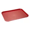 Tabuleiro de fast-food APS 350 x 270 mm, altura 20 mm, polipropileno, vermelho (530)