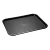 Tabuleiro de fast-food APS 350 x 270 mm, altura 20 mm, polipropileno, preto (531)