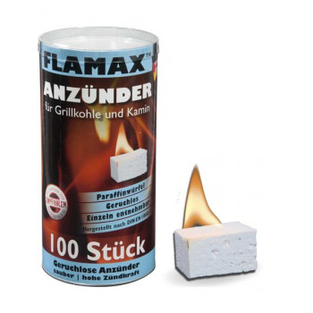 Acendalhas de parafina Flamax, 100 unid. (1318116)