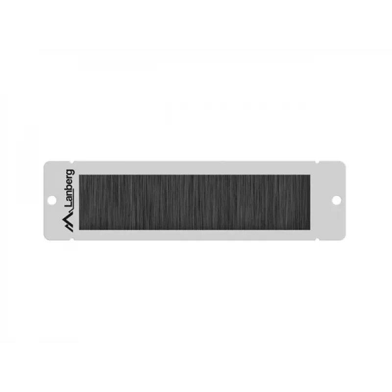 Painel de escovas Lanberg para armário rack de 10 polegadas, cinzento (AK-1104-S)