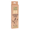 Palhas de cana compostáveis Gogreen Go Green com escova, 10 unid.