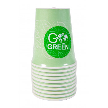 Copos ecológicos Gogreen Go Green 350 ml, 10 unid.