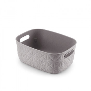 Cesto Curver Softex S 4 l, 26,4x19,4x11,1 cm, cinzento-castanho
