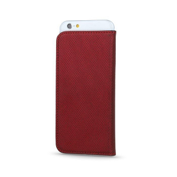Carteira universal com íman GreenGo Smart para smartphones 5,5–5,7 polegadas, vermelho