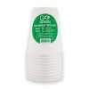 Copos ecológicos Gogreen Go Green 350 ml, 10 unid., branco
