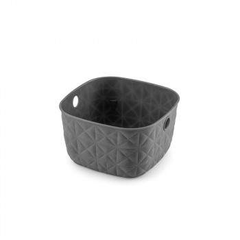 Cesto Curver Softex XS 3 l, 19,4x19,4x11,1 cm, cinzento-escuro