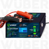 Carregador de bateria de automóvel com microprocessador Wuber W14018, 10 A, 6-150 Ah, 2-24 V