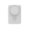Powerbank sem fios magnética mophie Essentials 10K com suporte, branco (401118084)