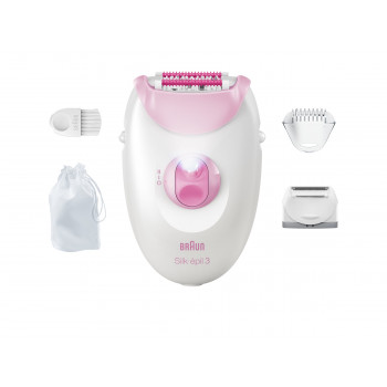 Depiladora Braun Silk 3 SE3-033 com acessórios