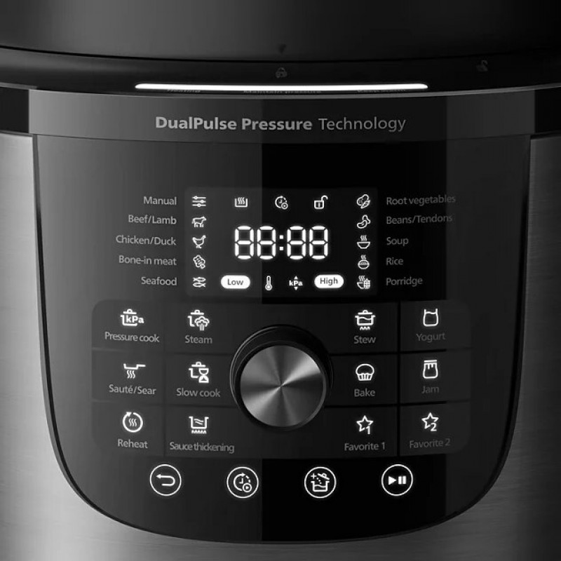 Panela multifunções Philips da série 3000 com tampa, 6 l