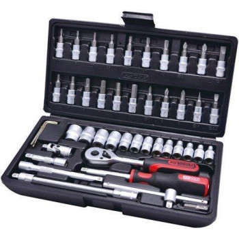 Conjunto de chaves de caixa KS TOOLS 1/4 CLASSIC, 48 unid.