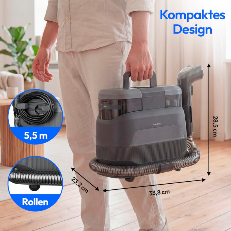 Medion X10 UC MD100123 limpa estofos e carpetes