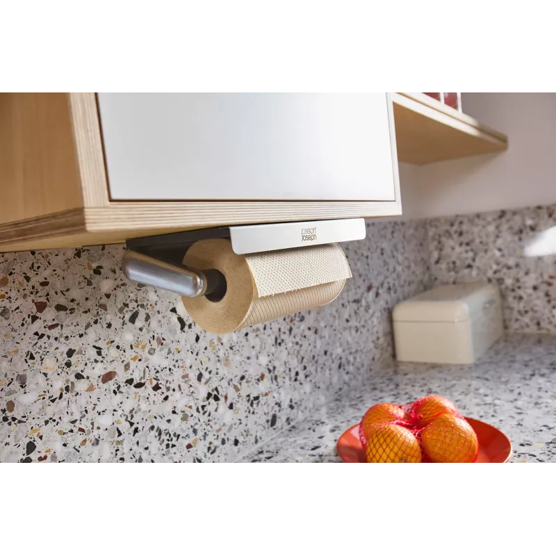 Joseph Joseph RollGrip Suporte de rolos de cozinha sob prateleira aço inoxidável