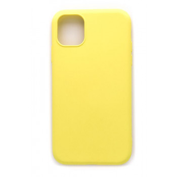 Evelatus Apple iPhone 11 Capa de silicone nano Soft Touch TPU amarelo