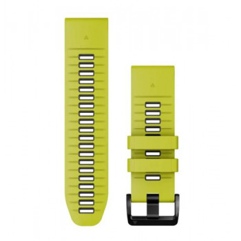 Garmin Bracelete de silicone QuickFit 26mm lima/grafite 010-13281-03