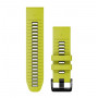 Garmin Bracelete de silicone QuickFit 26mm lima/grafite 010-13281-03