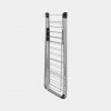 Brabantia Estendal HangOn com barra para cabides, 25 m, Metallic Grey