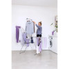 Brabantia Estendal HangOn com barra para cabides, 25 m, Metallic Grey