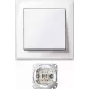 MERTEN Interruptor Jumbo MEG3341-1419, termoplástico, branco polar, AC 250 V