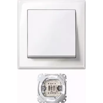 MERTEN Interruptor Jumbo MEG3341-1419, termoplástico, branco polar, AC 250 V