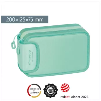 BRUNNEN Estojo de lápis preenchido s'maepp Sweet Colour Code menta 34 peças, 20,0 x 7,5 cm