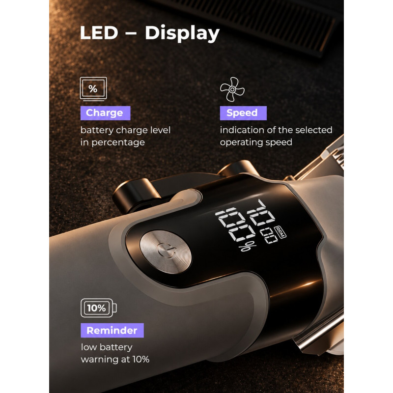 Ray Battler RB 6922 Conjunto de máquina de cortar cabelo e aparador