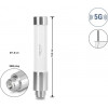 Delock 5G 3700 - 4200 MHz Antena conector SMA macho 3 dBi omnidirecional rígida exterior branco 10 cm