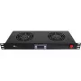 Getfort Painel de ventilação para rack 1U com 2 ventoinhas e termostato (GF-FAN2TR)
