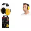 3M Peltor Optime H510AC protetor auditivo, amarelo/preto, arco de cabeça ajustável, almofadas de espuma